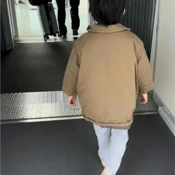 Korean Style Winter Puffer Quilted Jacket Unisex Kids - Picture 2 of 12